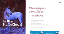 Desktop Screenshot of chroniquescavalieres.com